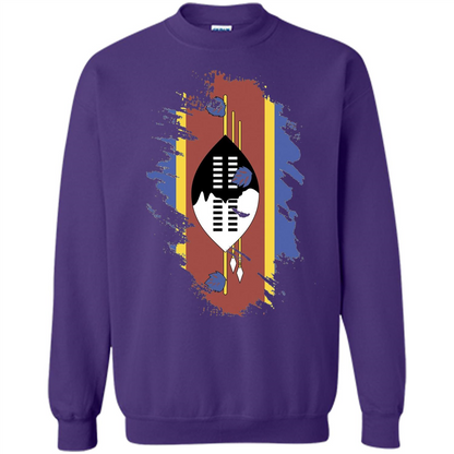 Flag of Swaziland T-shirt National Swaziland T-shirt Orange
