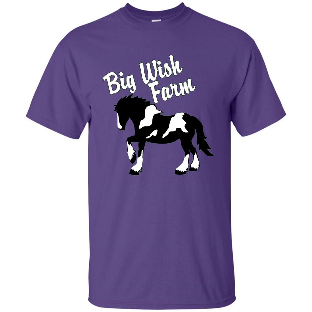 Farmer T-shirt Big Wish Farm T-Shirts Purple