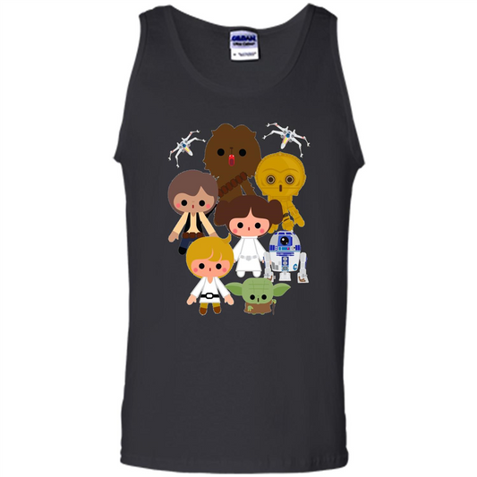 Movies T-shirt Cute Kawaii Style Heroes Premium Graphic T-Shirt Black