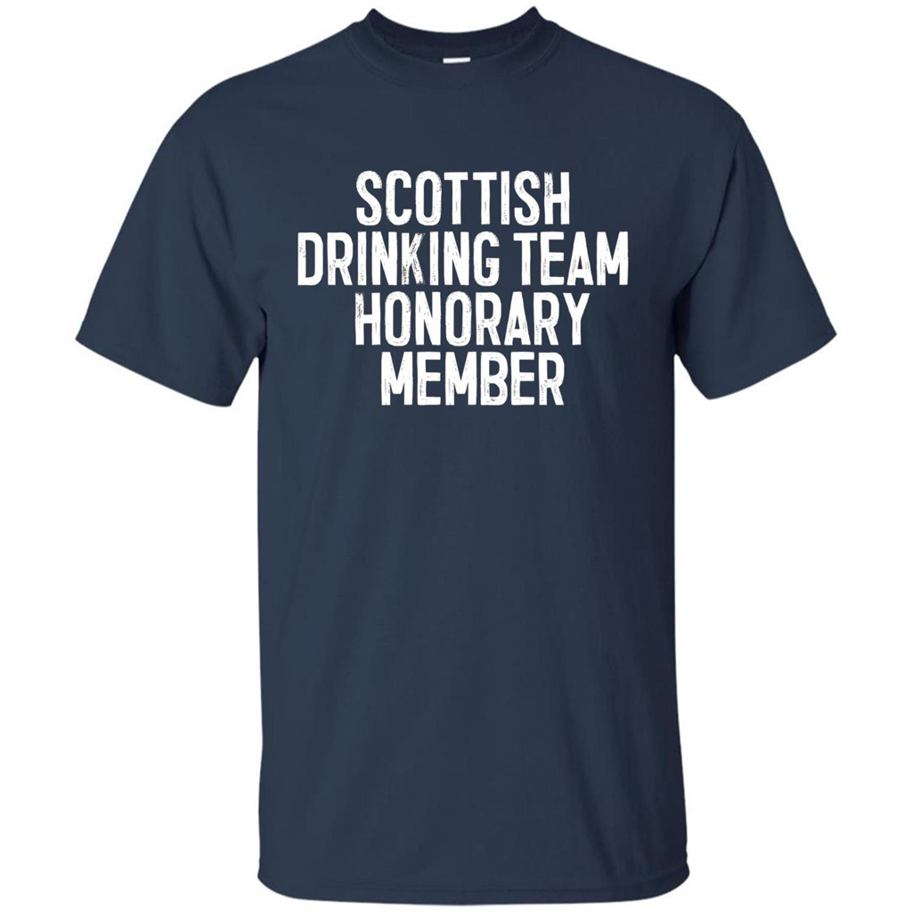 Scottish Drinking Team Honorary Member T-Shirt Navy