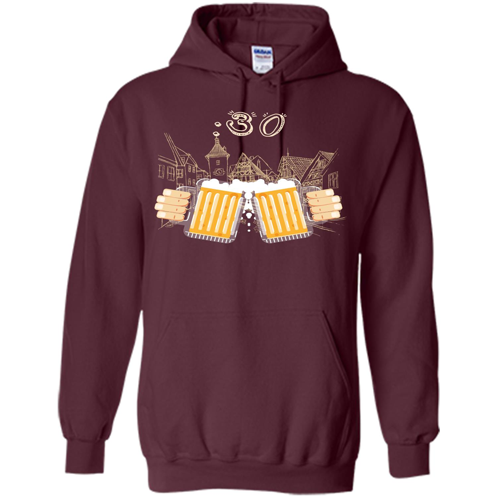 Beer:30 Time T-shirt Maroon