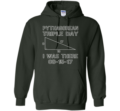 Pythagorean Triple Day 2017 8-15-17 Geeky T-shirt Forest Green