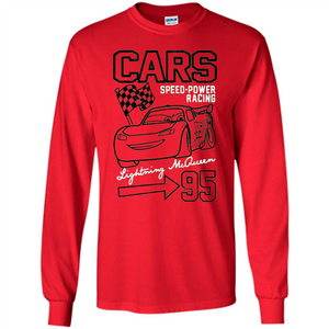 Pixar Cars McQueen Speed Power Racing 95 T-shirt