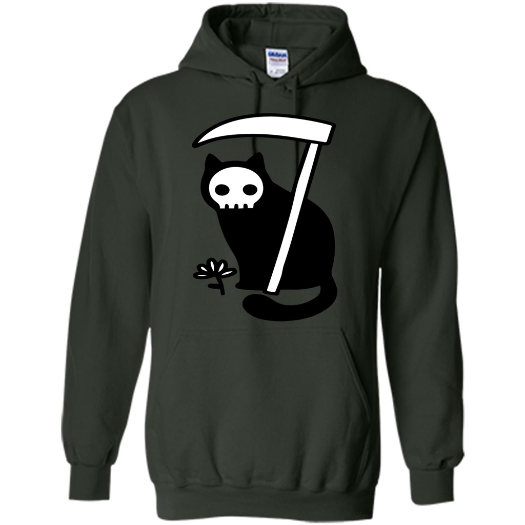 Cat Grimm Reaper T-shirt Forest Green