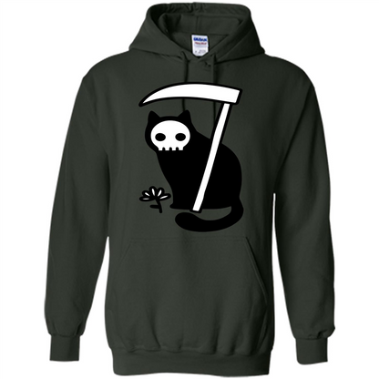 Cat Grimm Reaper T-shirt Forest Green