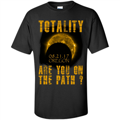Oregon Totality Are You On The Path August 21 2017 Black
