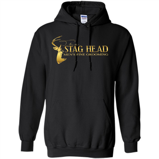 The Stag Head Men's Fine Grooming T-shirt Black