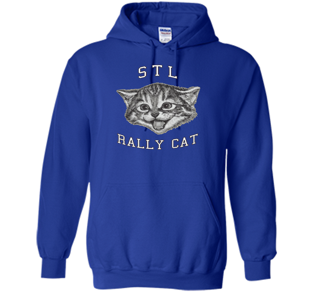 Cat Lover T-shirt Saint Louis Rally Cat T-shirt Royal
