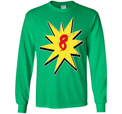 Eighth Birthday Shirt Super Hero Birthday Shirt 8 Year Old shirt Irish Green