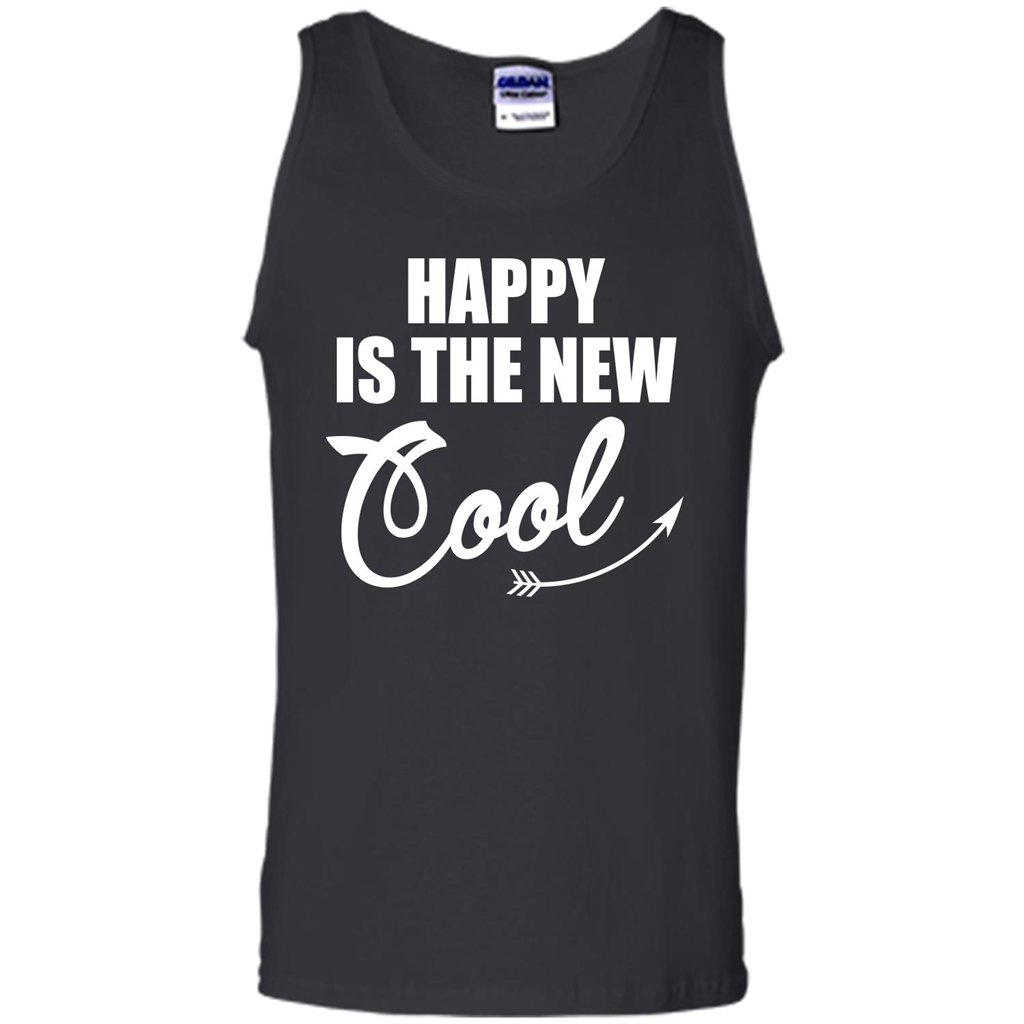 Happy Is The New Cool T-shirt Black
