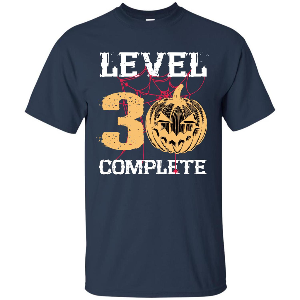 Halloween T-shirt Level 30 Complete Navy