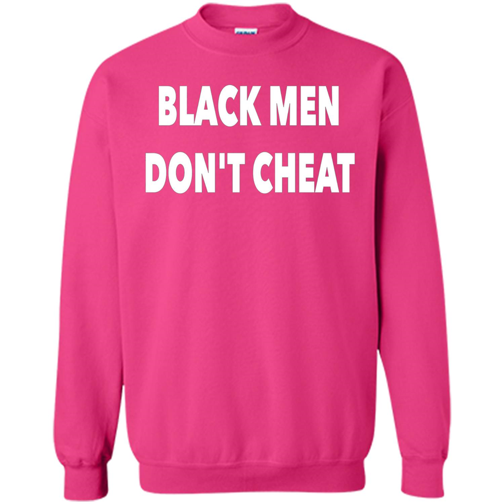 Black Men Dont Cheat T-shirt Heliconia