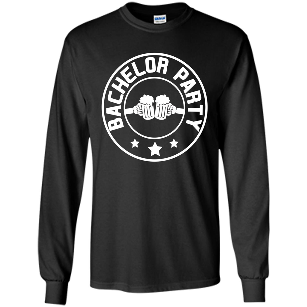 Men's Bachelor Party Cheers T-shirt Black