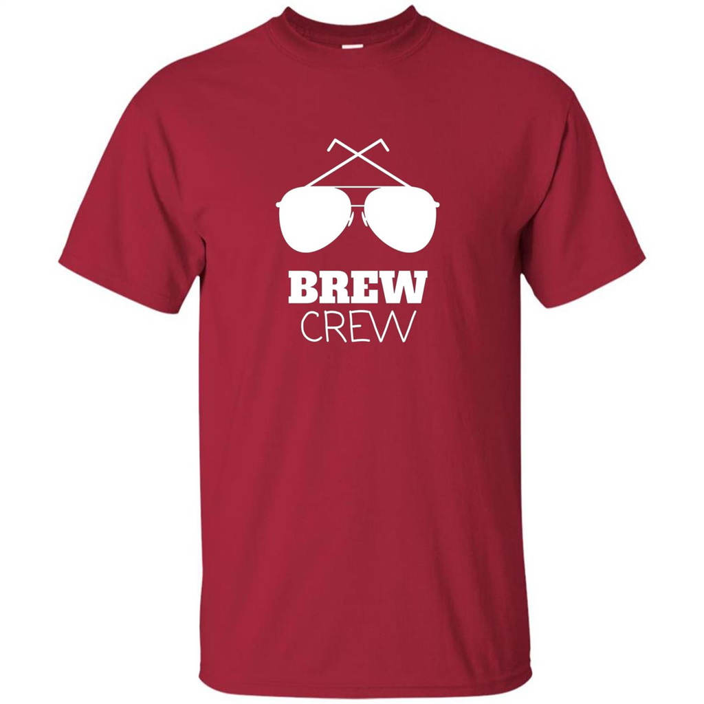 I'm The Brew Crew Groom Wedding Male T-Shirt Cardinal