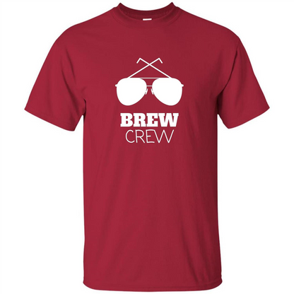 I'm The Brew Crew Groom Wedding Male T-Shirt Cardinal