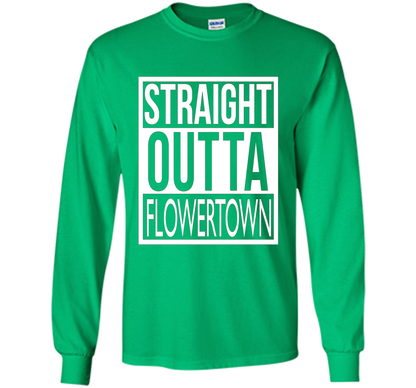 Straight Outta Flowertown (Summerville) Unisex Tee t-shirt Irish Green