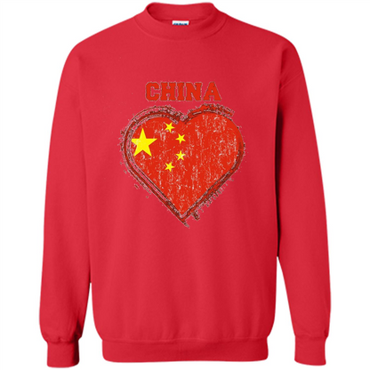 Chinese T-shirt Chinese Flag Shirt Red