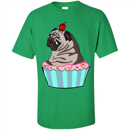 Love Dog T-Shirt Pug Cake Irish Green