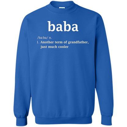 Fathers Day T-shirt Baba Definition Royal