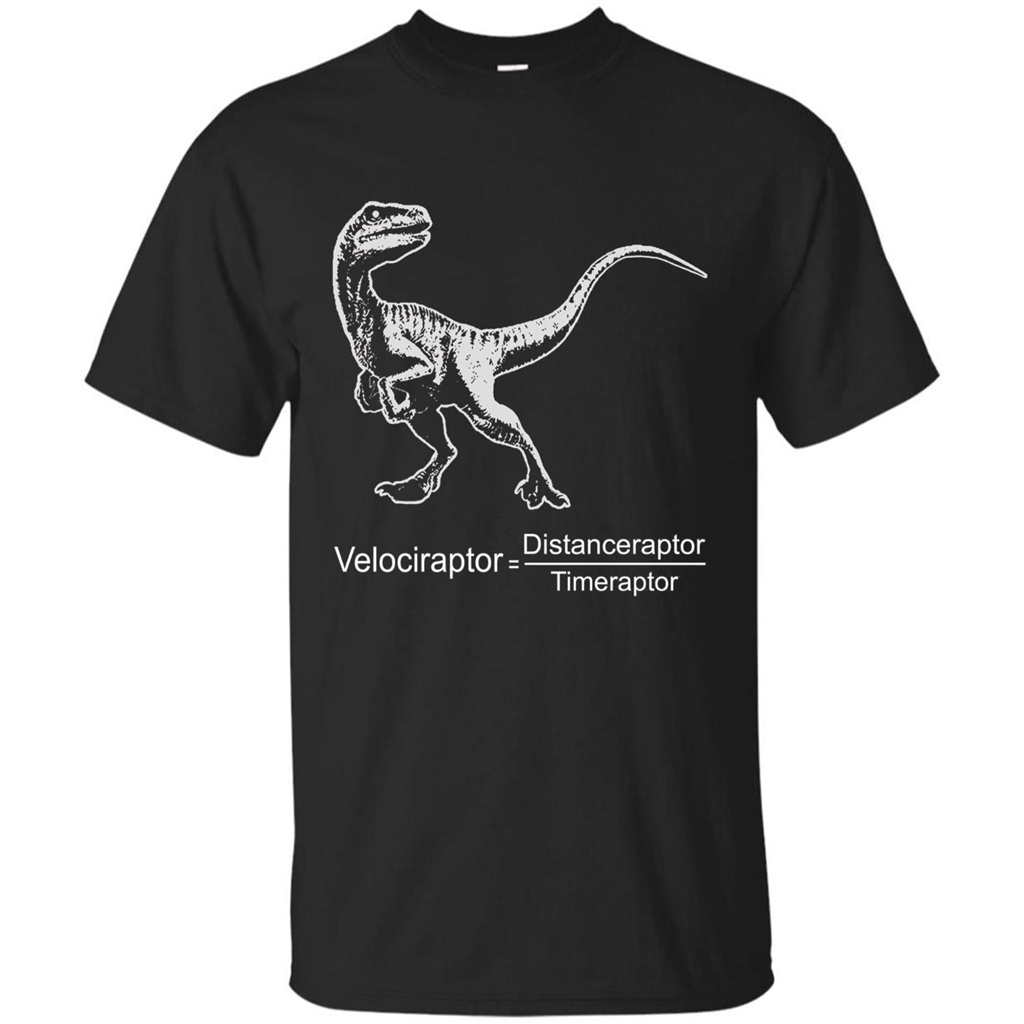Velociraptor Distanceraptor Timeraptor T-shirt Black