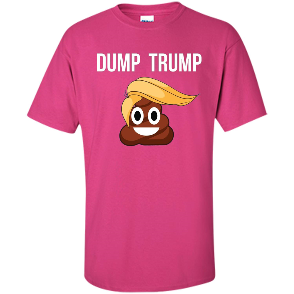 Dump Trump - Poop Emoji T-shirt Heliconia
