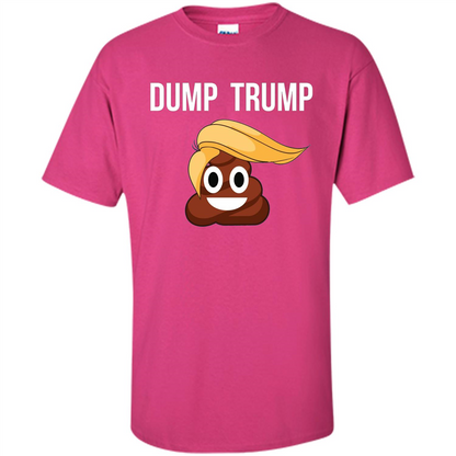 Dump Trump - Poop Emoji T-shirt Heliconia