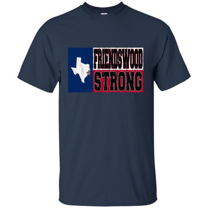 Friendswood Strong - Texas Flag - Friendswood Pride T-shirt Navy