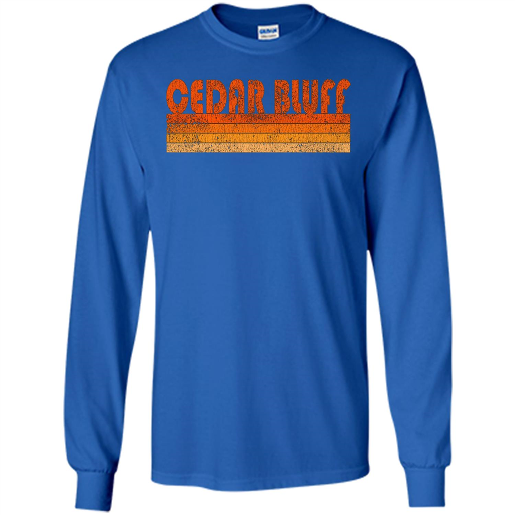 Vintage Retro Cedar Bluff Alabama T-shirt Royal