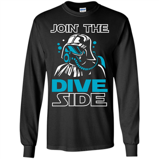 Diver T-shirt Join The Dive Side T-shirt Black