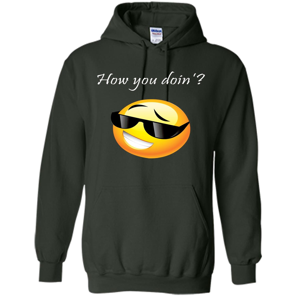 Cute Emotion T-shirt How You Doing Forest Green