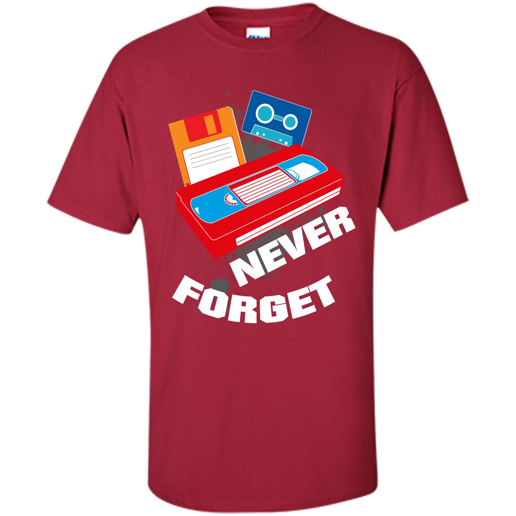 Floppy Disk Vhs 90s 80s T-shirt Never Forget Cardinal