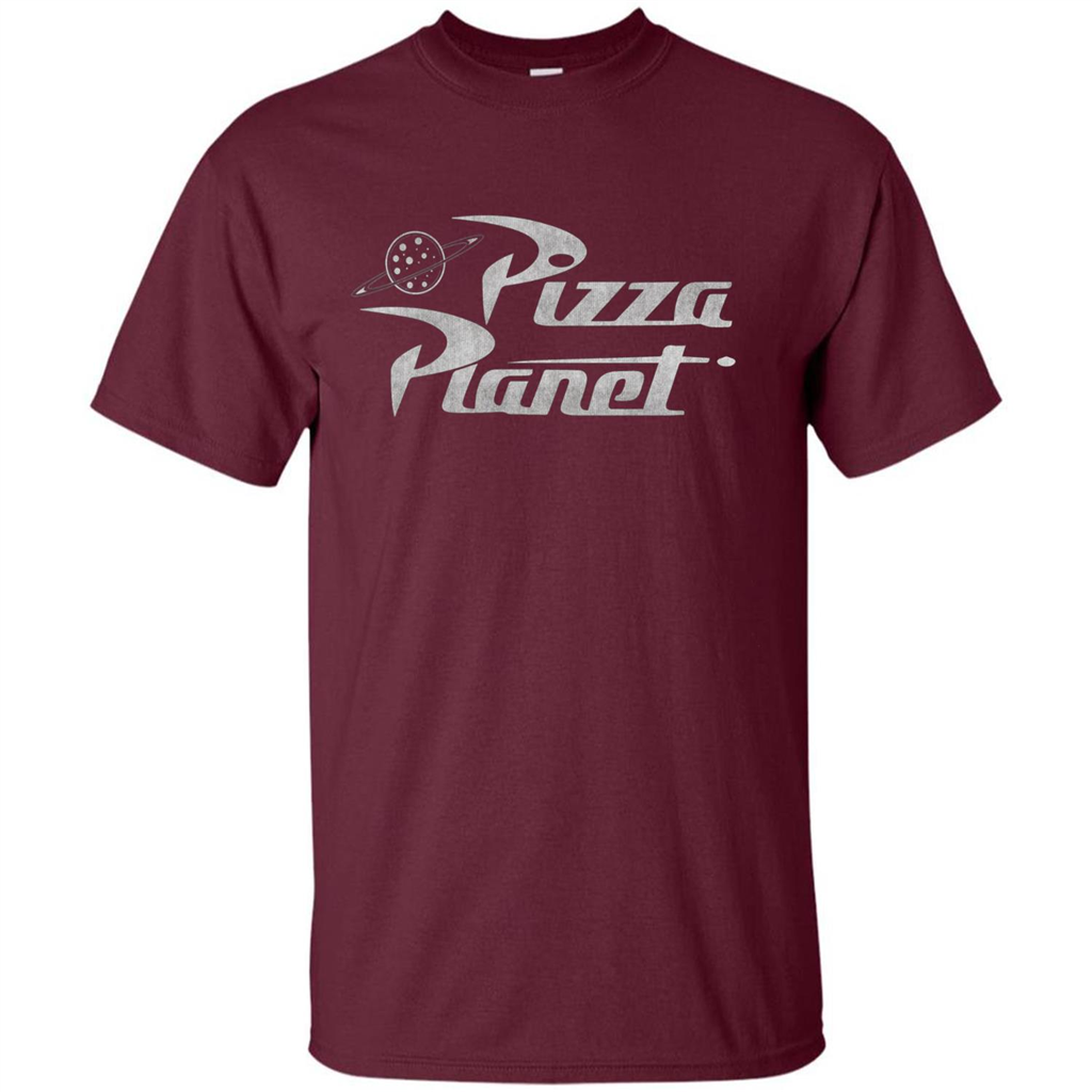 Pizza Planet T-shirt Maroon
