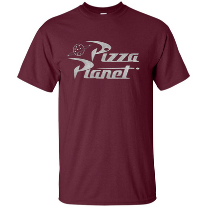 Pizza Planet T-shirt Maroon
