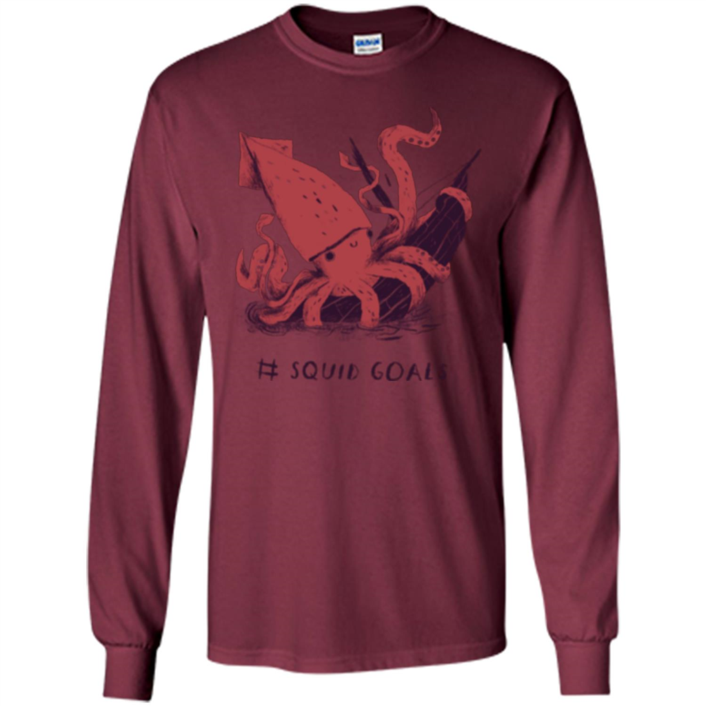 Squid Goals T-shirt Squad Goals T-shirt Maroon