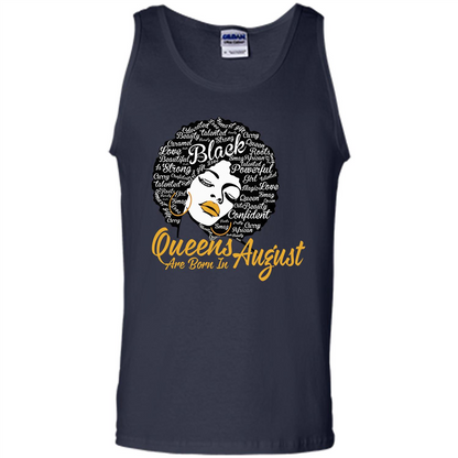 Queen Are Born In August T-shirt Navy