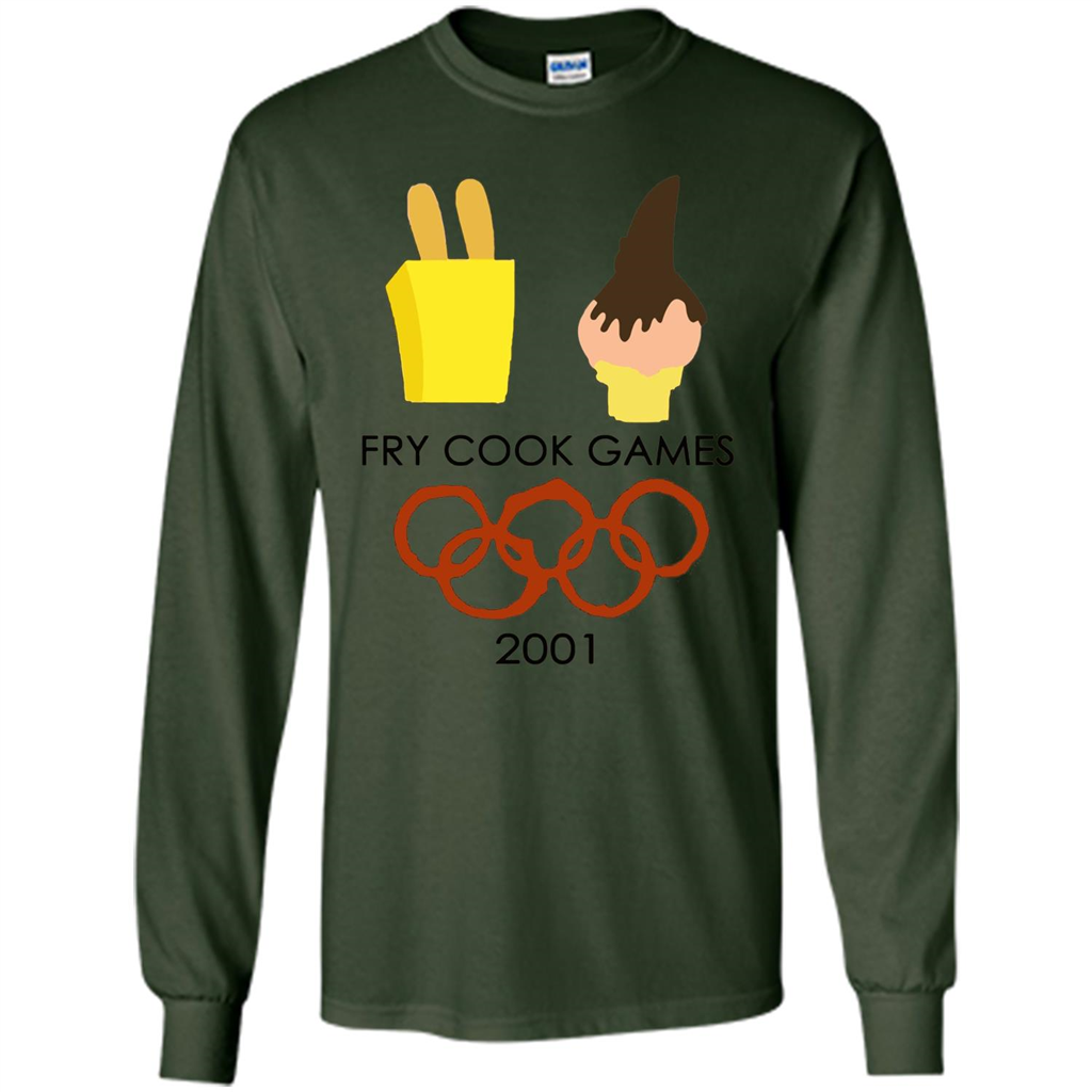 Fry Cook Games T-shirt Forest Green