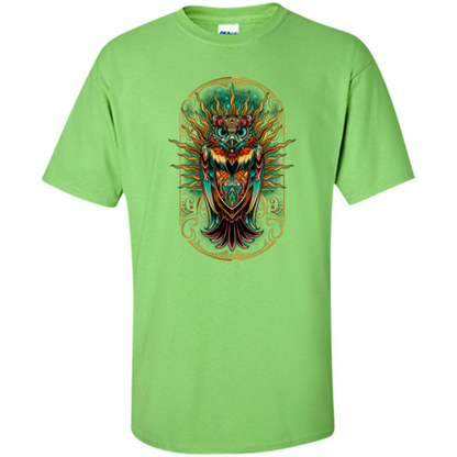 Owl Keeper T-shirt Lime