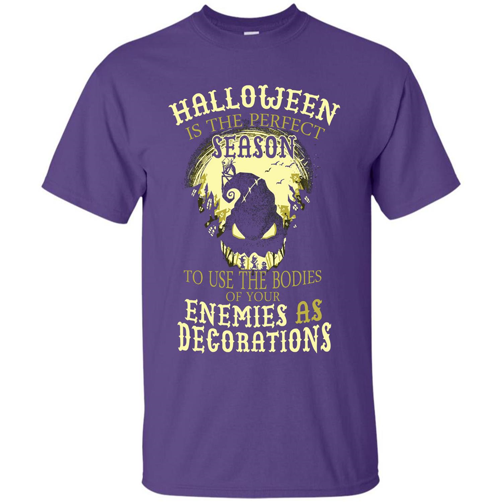 Halloween Is The Perfect Season T-shirt Purple