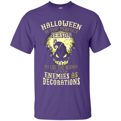 Halloween Is The Perfect Season T-shirt Purple