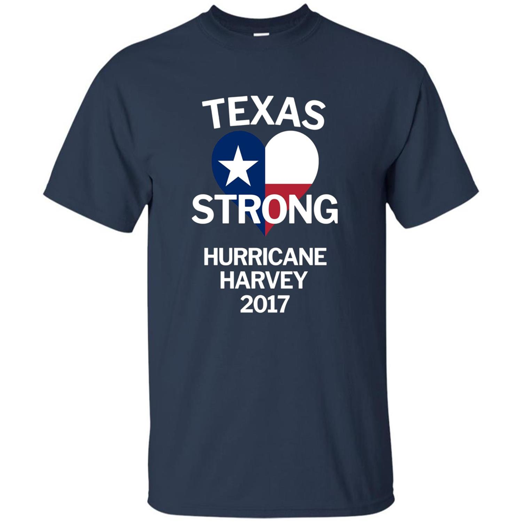 Texas Strong Hurricane Harvey 2017 T-shirt Navy