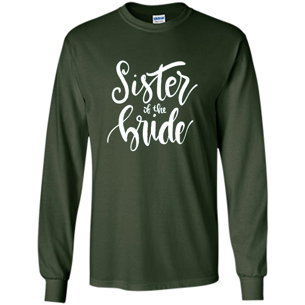Sister Of The Bride T-shirt Forest Green