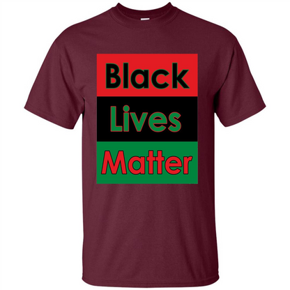 Black Lives Matter-T-shirt Maroon