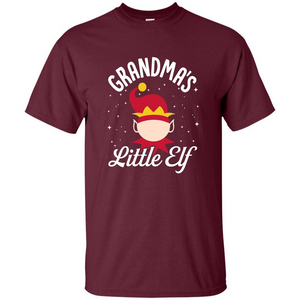 Grandma's Little Elf Christmas T-Shirt