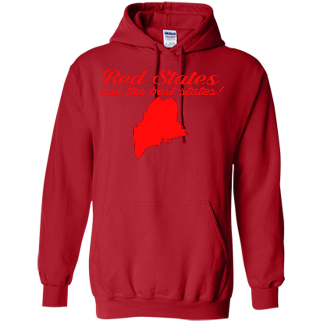 Maine T-Shirt Red States Are The Best States Red