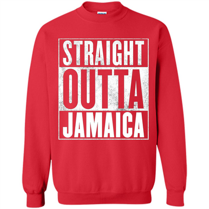 Jamaica T-Shirt - Straight Outta Jamaica T-shirt Red
