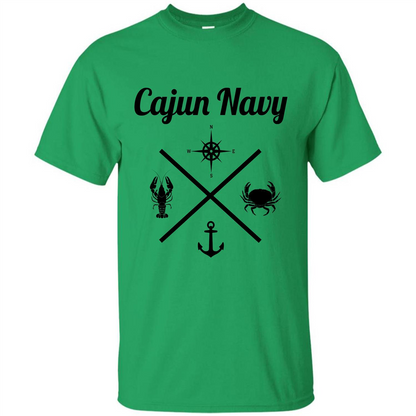Cajun Navy T-shirt Irish Green
