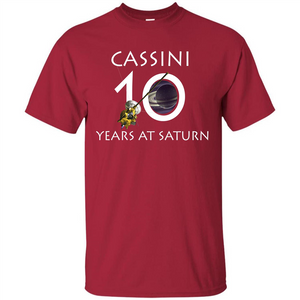 Cassini Grand Finale T-shirt Cassini 10 Years At Saturn T-shirt