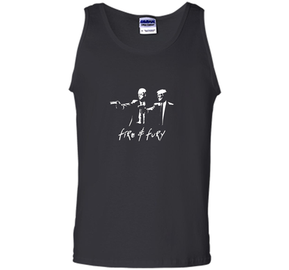 President Trump And General Mattis Fire And Fury T-shirt Black