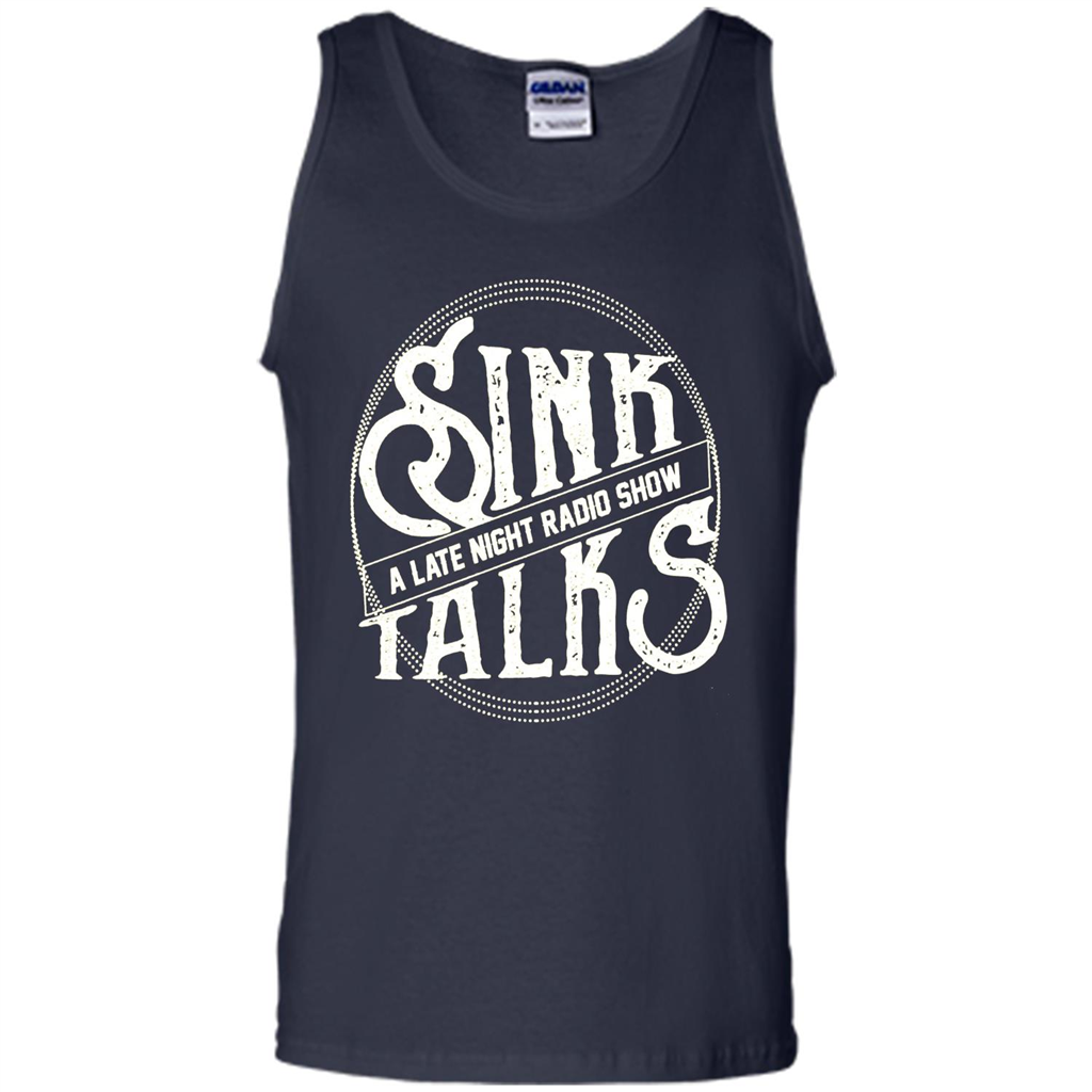 Sink Talks T-Shirt A Late Night Radio Show Navy