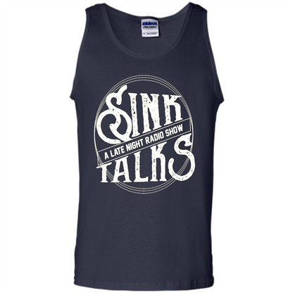 Sink Talks T-Shirt A Late Night Radio Show Navy